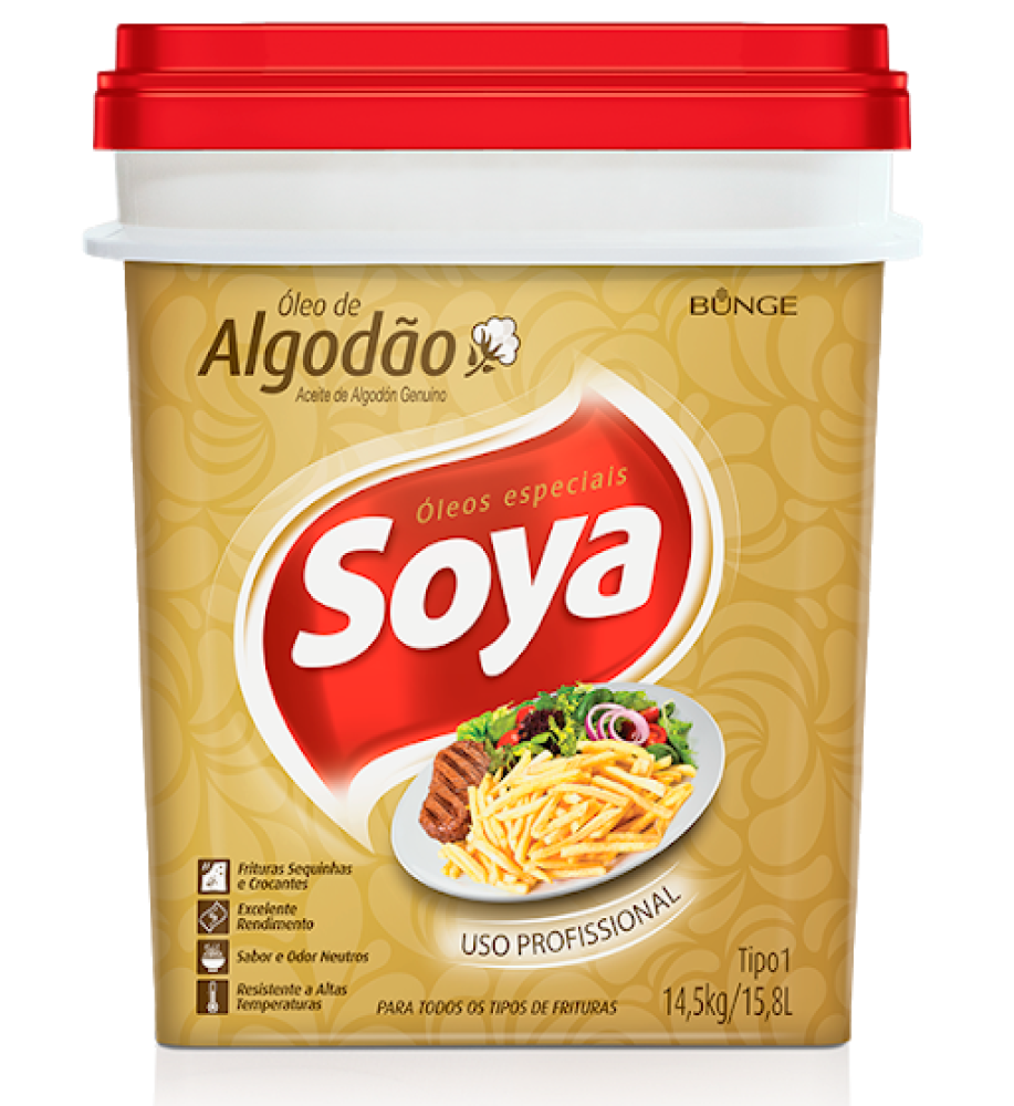 OLEO ALGODAO SOYA 14,5kg