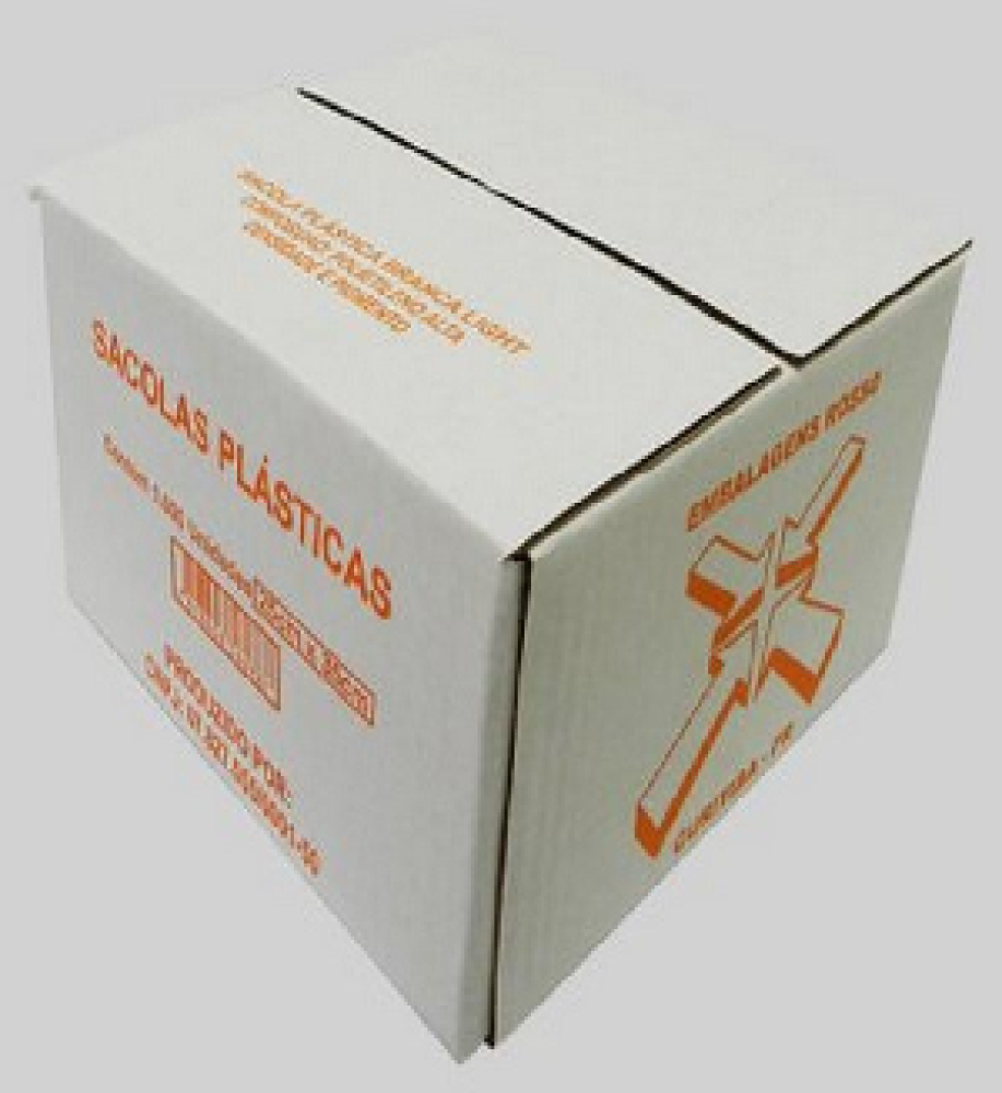 SACOLAS ROSSO 25X35 C/1000