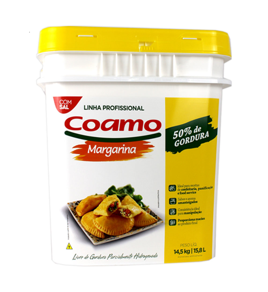 MARGARINA COAMO 50LIP. C/SAL 15KG
