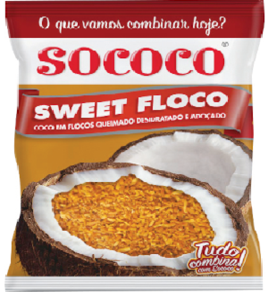 COCO FLOCOS QUEIMADO 1KG