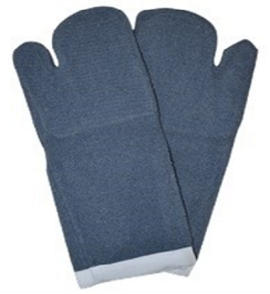 LUVA GRAFATEX CANO LONGO AZUL 50C