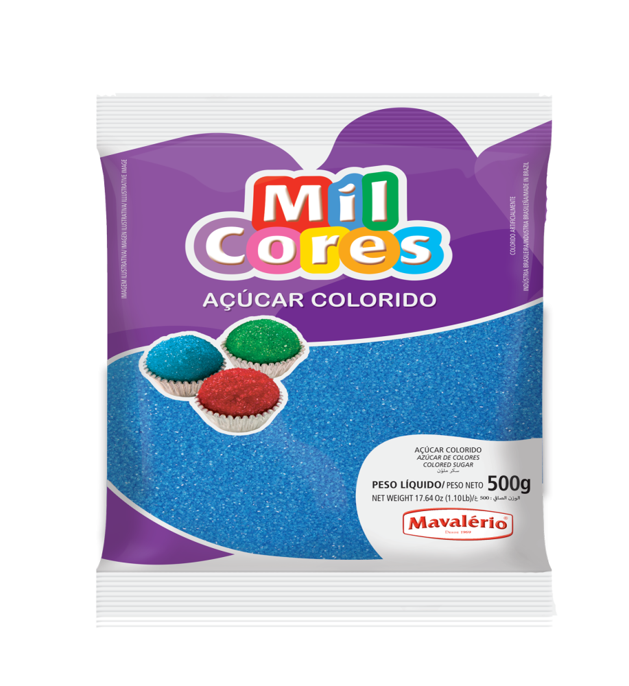 ACUCAR AZUL 500GR
