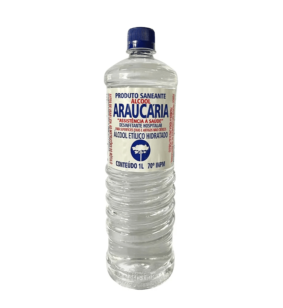 ALCOOL LÍQUIDO 70% 1L