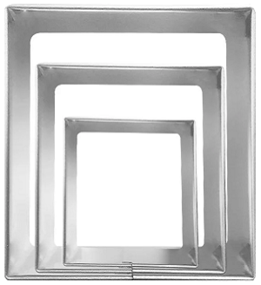 KIT C/3UN. CORTADOR ALUM. QUAD. 5x5 / 8x5 / 11x5
