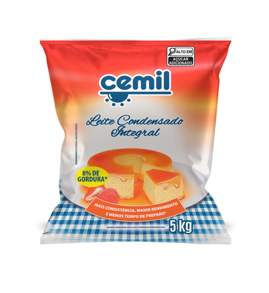 LEITE CONDENSADO CEMIL 5KG
