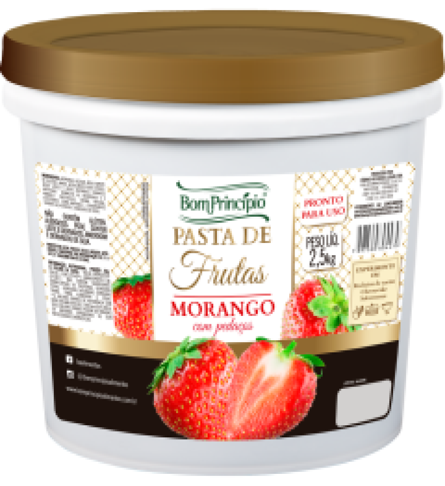 PASTA FRUTA MORANGO B.PRINCIPIO 2,5KG