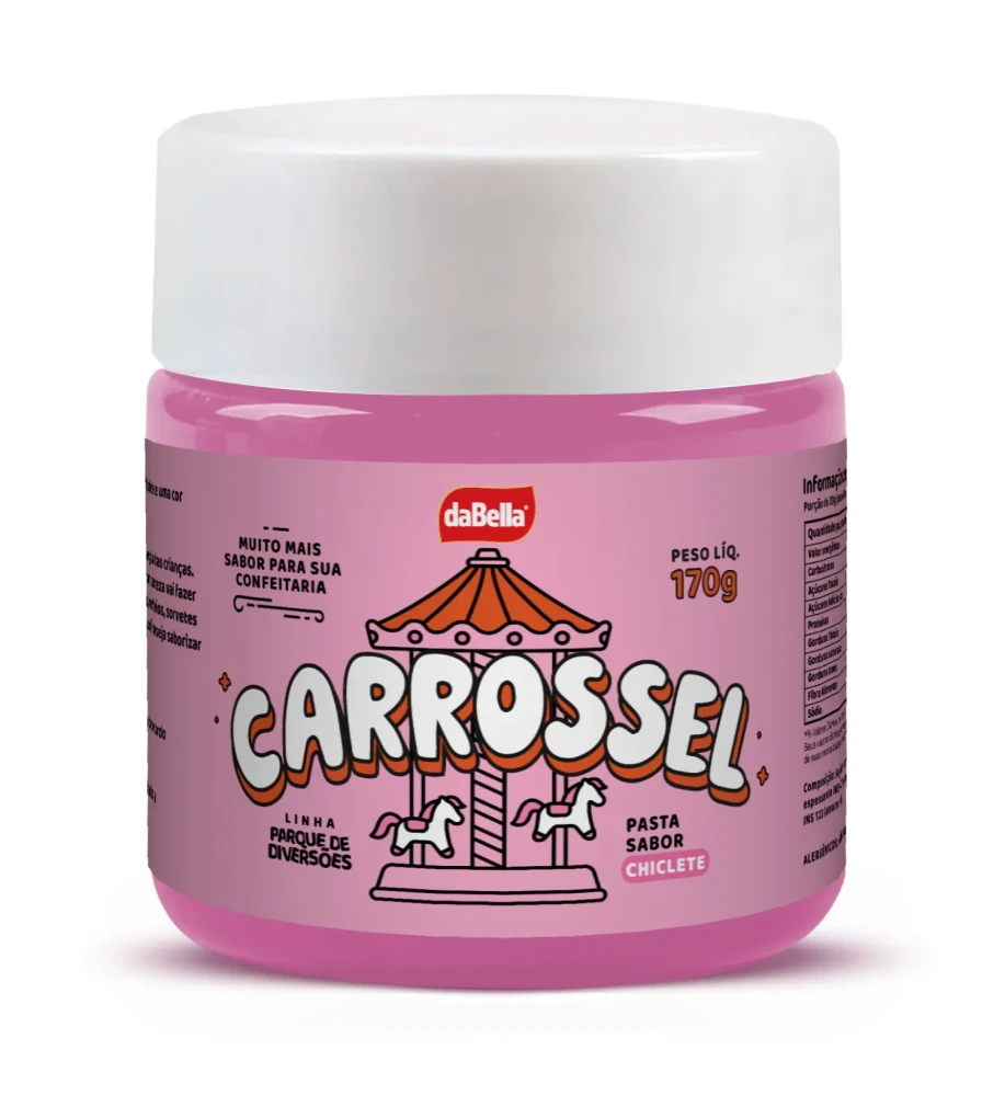 PASTA SABORIZANTE CHICLETE DABELLA 170GR