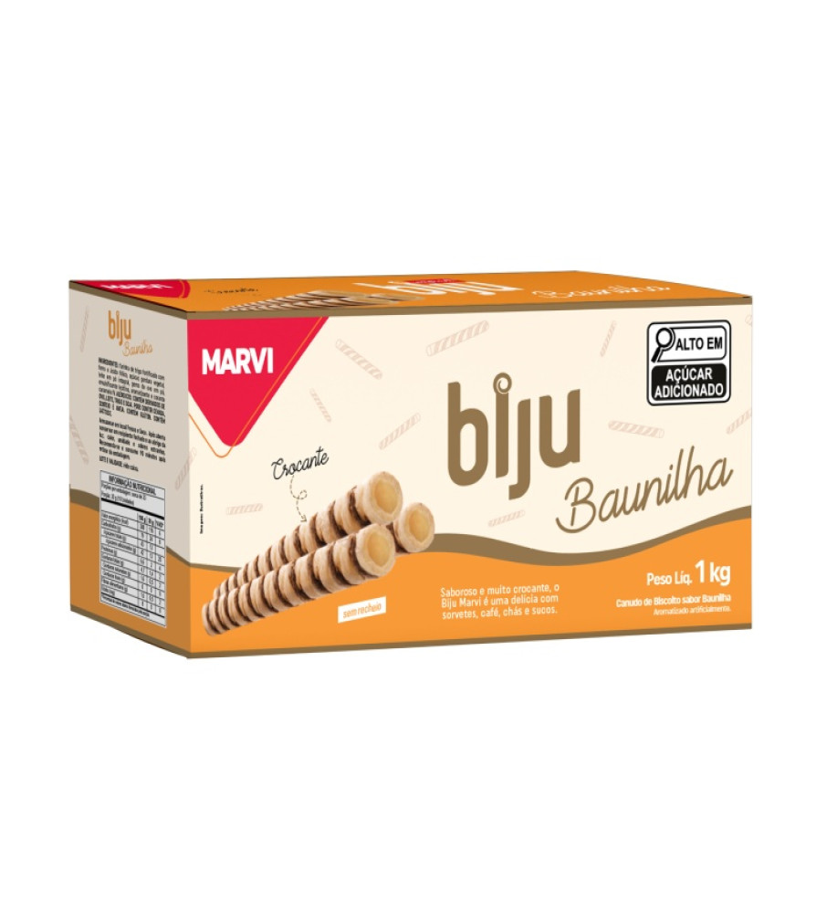BIJU BAUNILHA S/RECHEIO MARVI 1KG