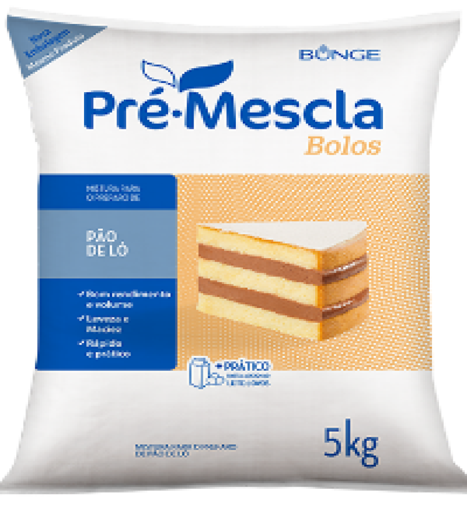MISTURA BOLO BUNGE PÃO DE LÓ 5KG