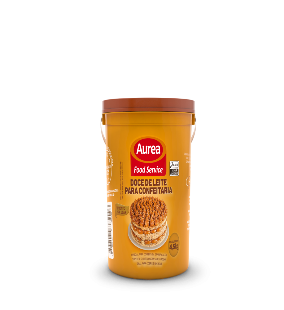 DOCE LEITE AUREA PURO COM AMAIDO 4,5KG