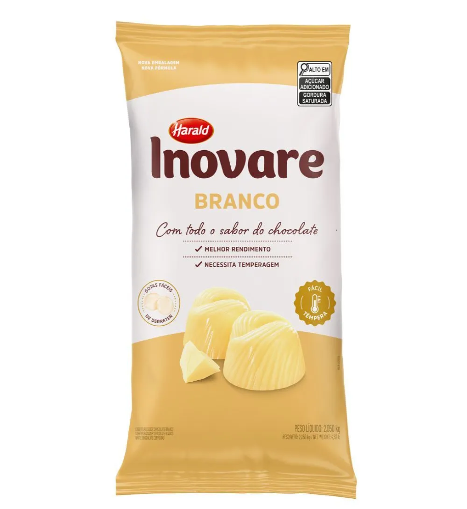 COBERTURA GOTAS BRANCO INOVARE 2KG