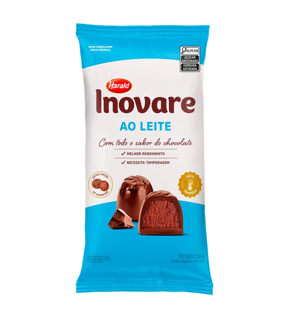 COBERTURA GOTAS LEITE INOVARE 2KG