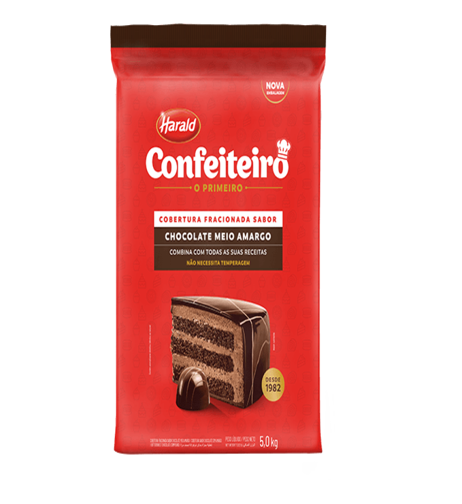 COBERTURA FRACIONADA CONFEITEIRO AMARGO 5KG