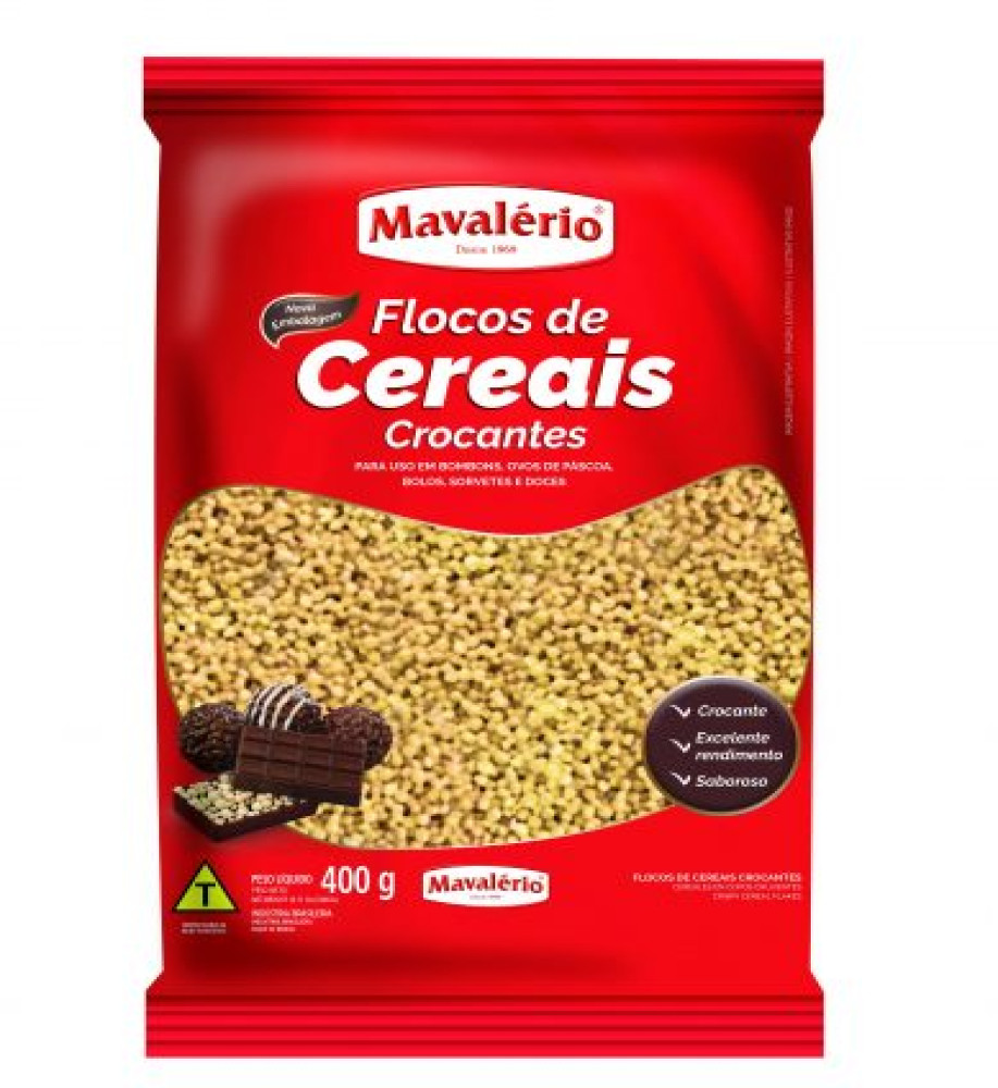 FLOCOS CEREAIS CROCANTE MAVALERIO 400GR