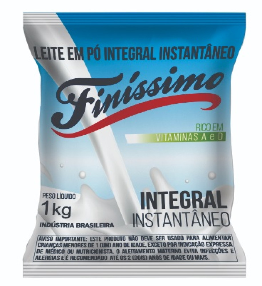LEITE PÓ INTEGRAL FINISSIMO 1KG