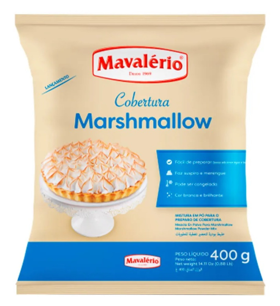 MARSHMALLOW EM PÓ MAVALERIO 400GR