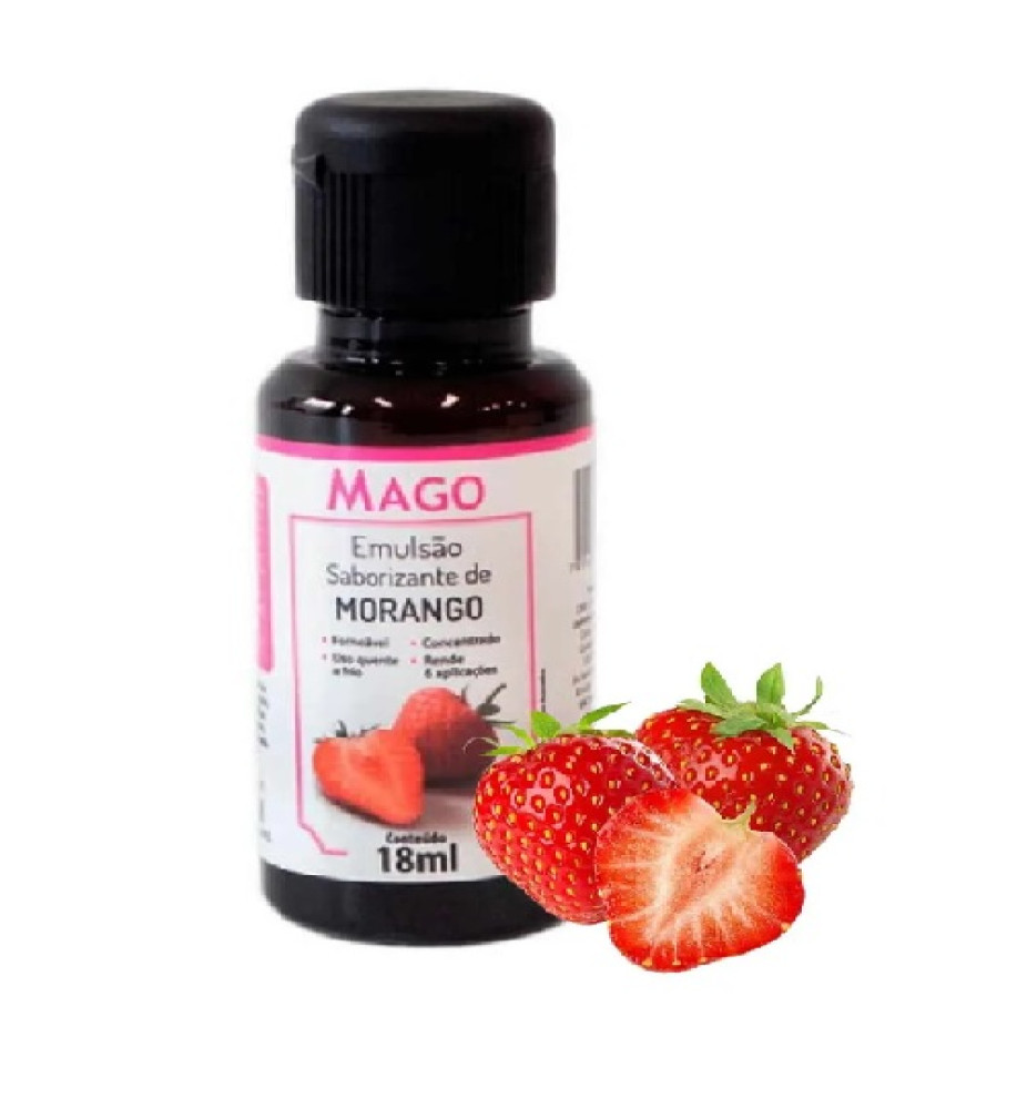 EMULSÃO SABORIZANTE MORANGO 18ML