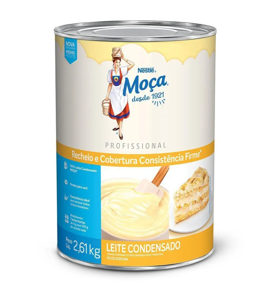 RECHEIO LEITE CONDENSADO MOÇA 2.6KG