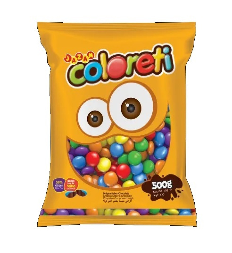 CONFEITO COLORETI TRADICIONAL 500GR
