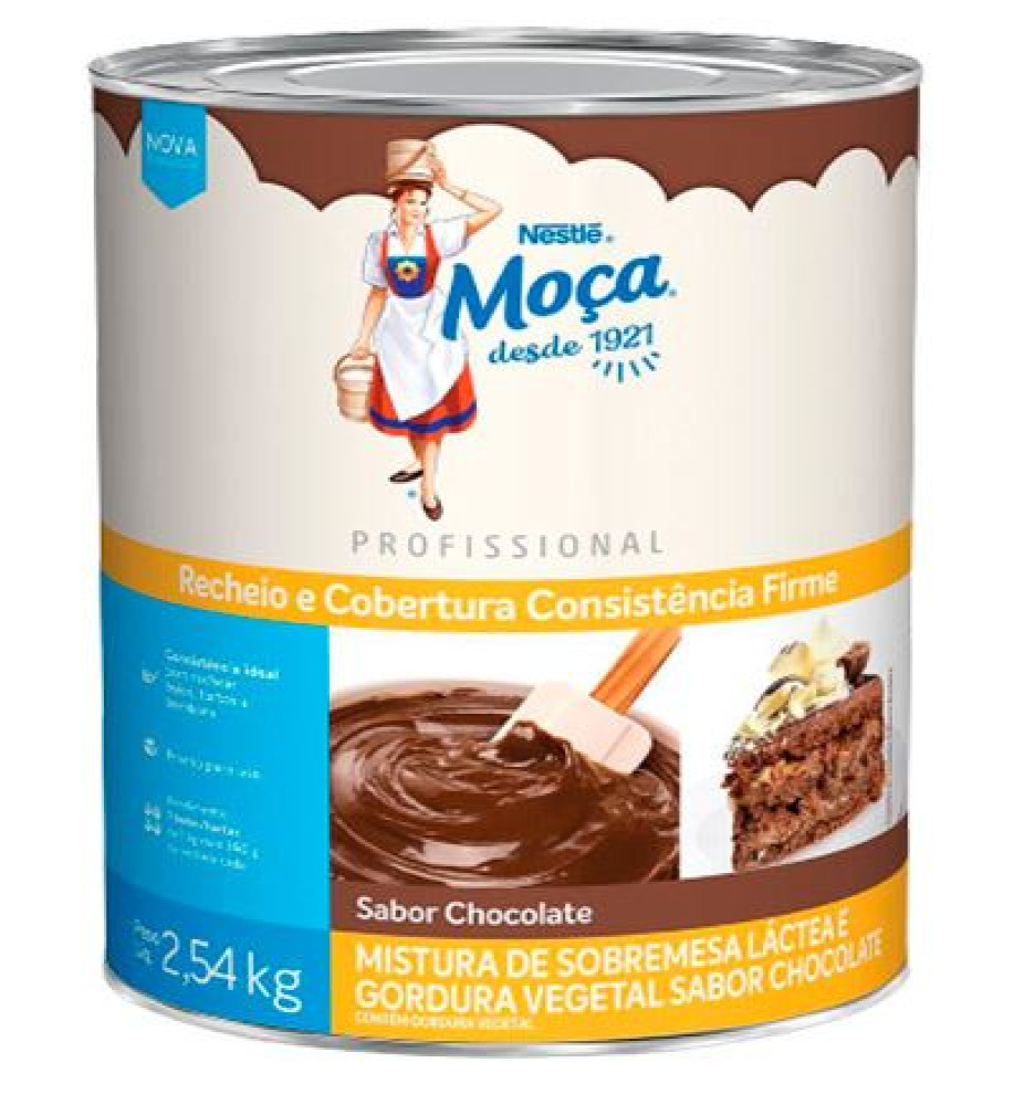 RECHEIO CHOCOLATE MOÇA 2,54KG