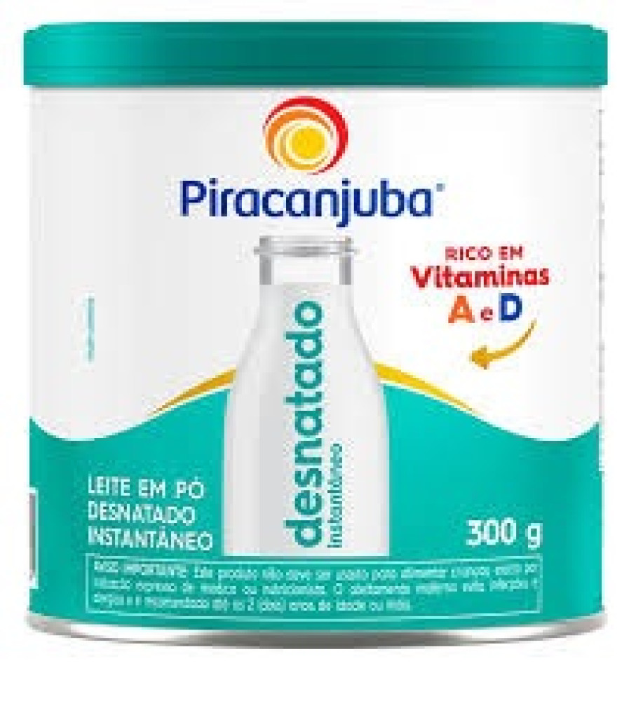 LEITE PÓ DESNATADO PIRACANJUBA 300GR