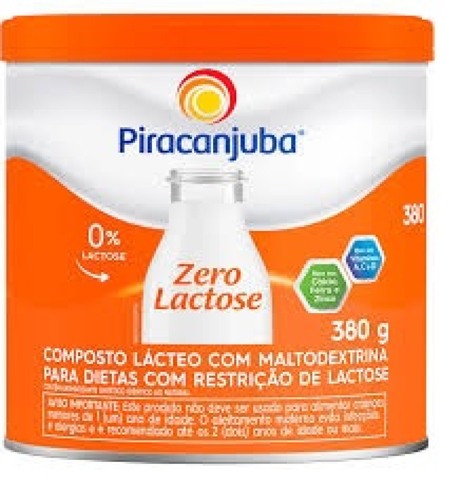 COMPOSTO LACTEO ZERO LACTOSE PIRACANJUBA 300GR