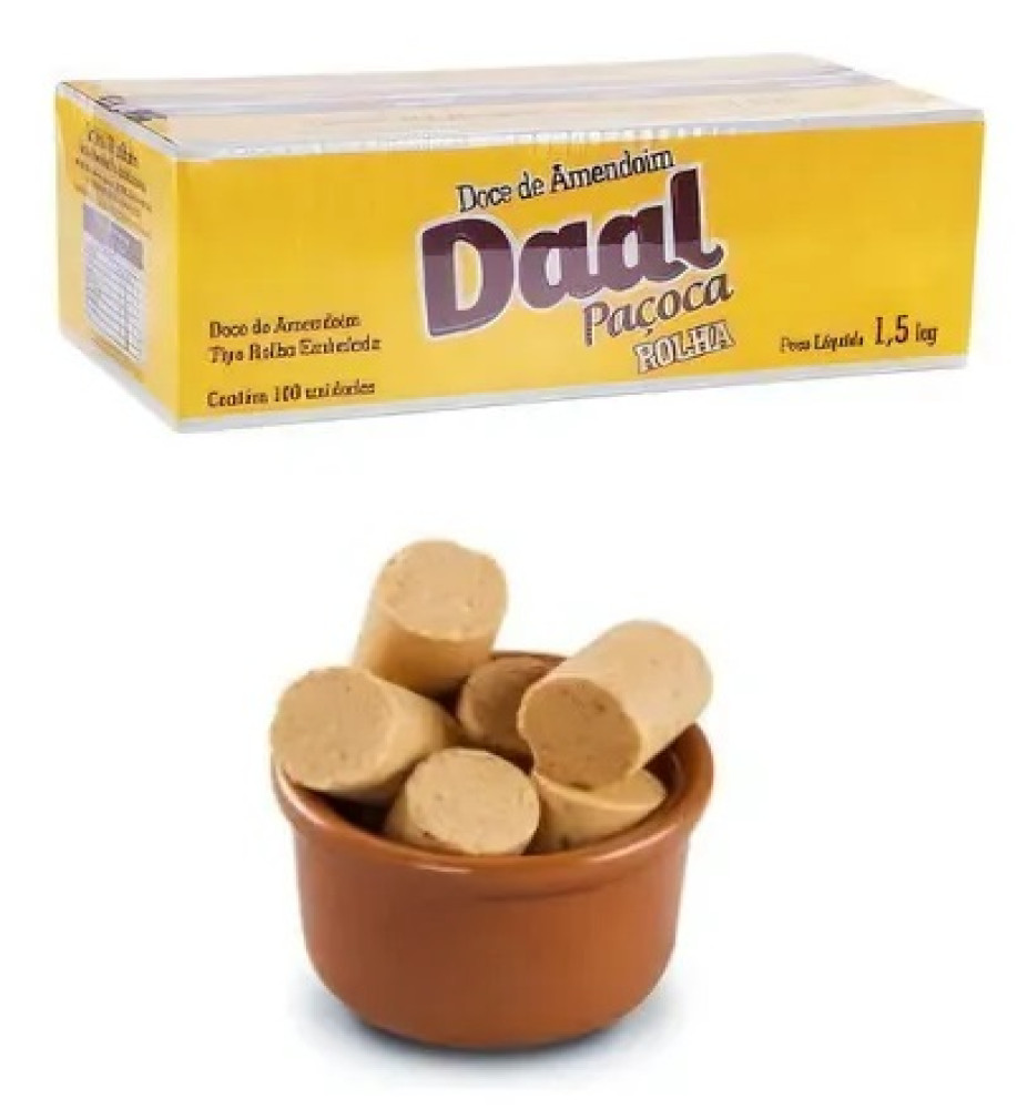 PAÇOCA ROLHA DAAL CX 100UN