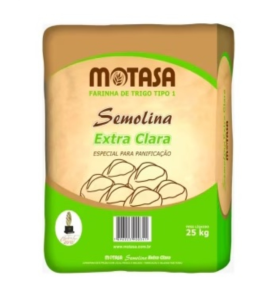 FARINHA EXTRA CLARA SEMOLINA MOTASA 25KG