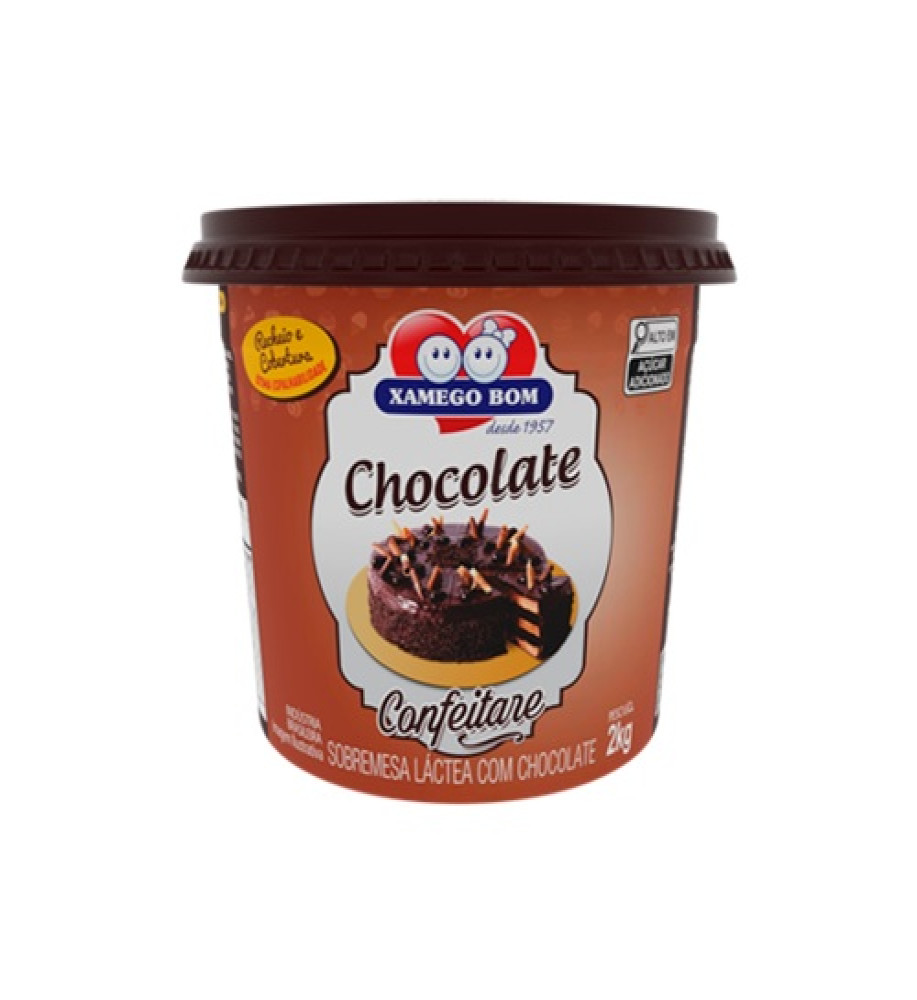 RECHEIO CHOCOLATE XAMEGO BOM 2KG