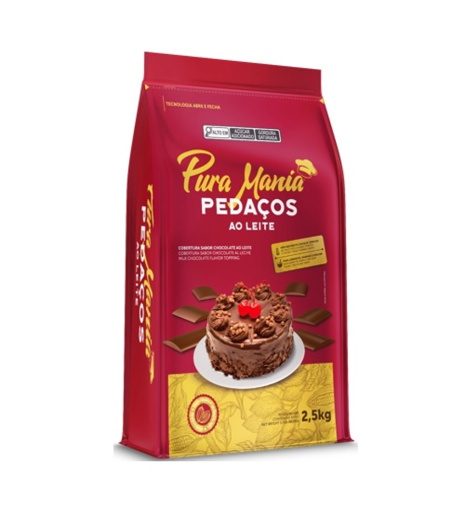 COBERTURA PURA MANIA AO LEITE 2,5KG