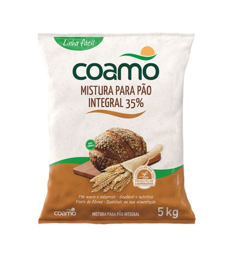 MISTURA PÃO INTEGRAL COAMO 5KG