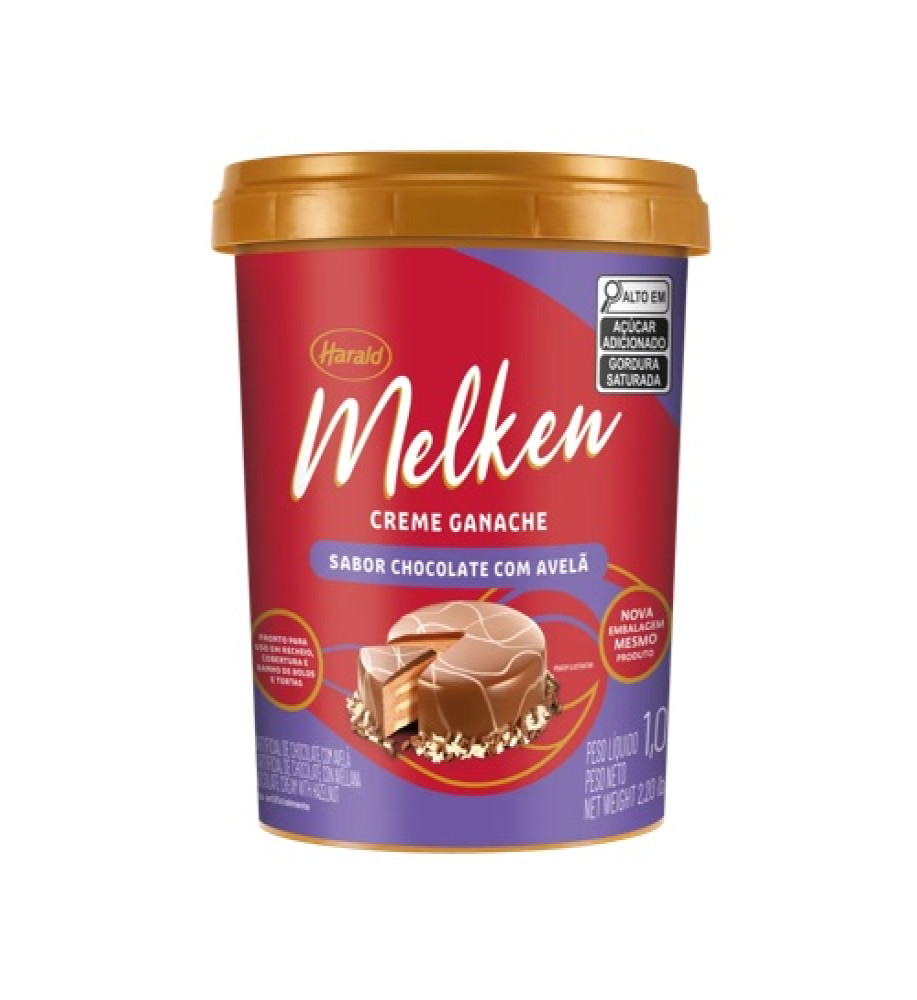 GANACHE AVELÃ MELKEN 1KG