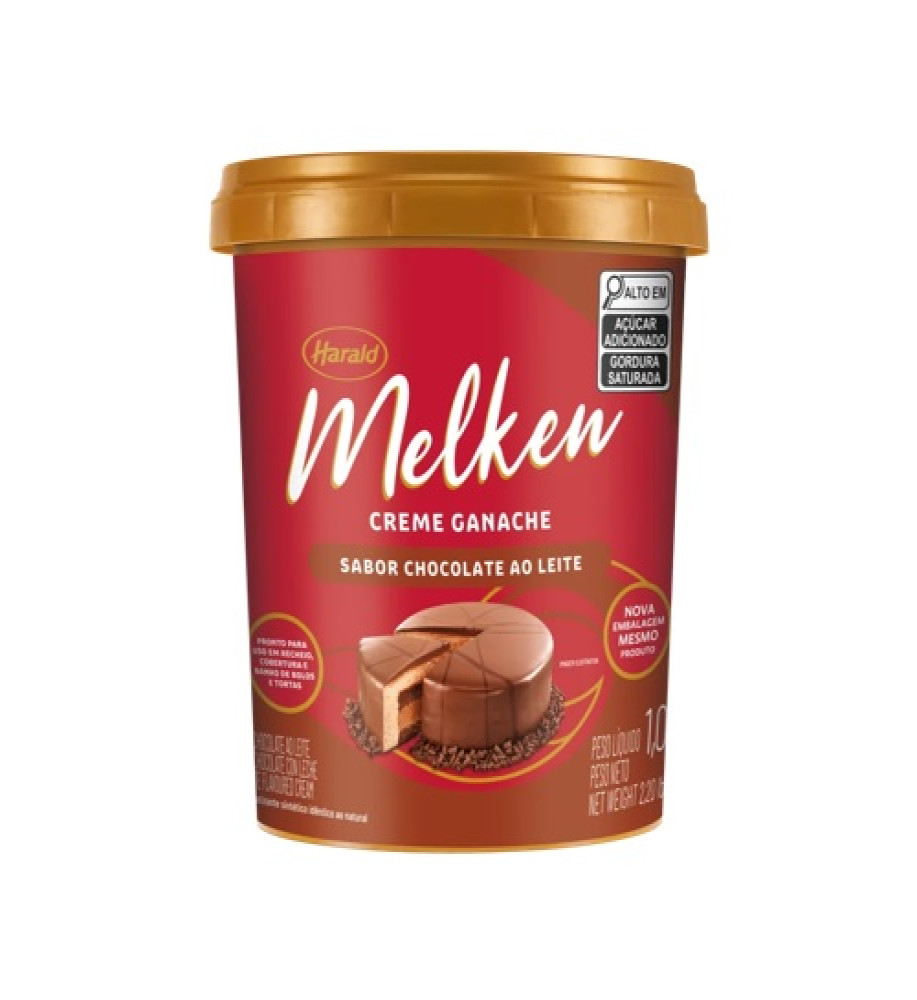 GANACHE AO LEITE MELKEN 1KG
