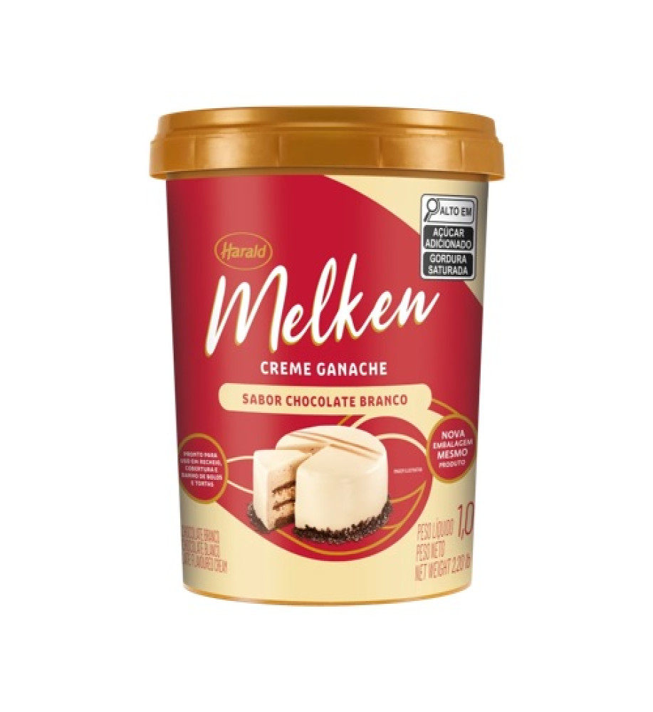 GANACHE BRANCO MELKEN 1KG