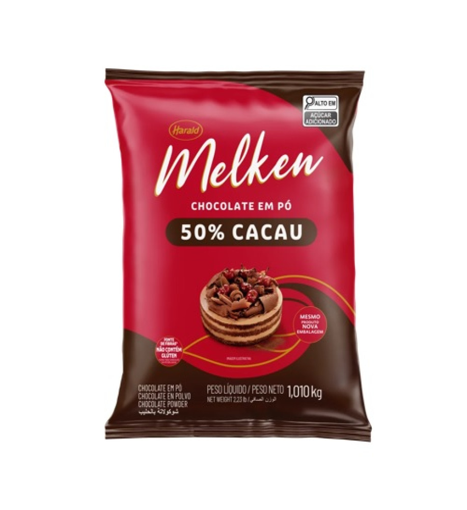 CHOCOLATE EM PÓ 50% MELKEN 1KG