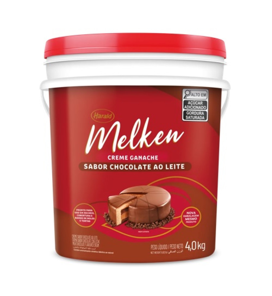 GANACHE AO LEITE MELKEN 4KG