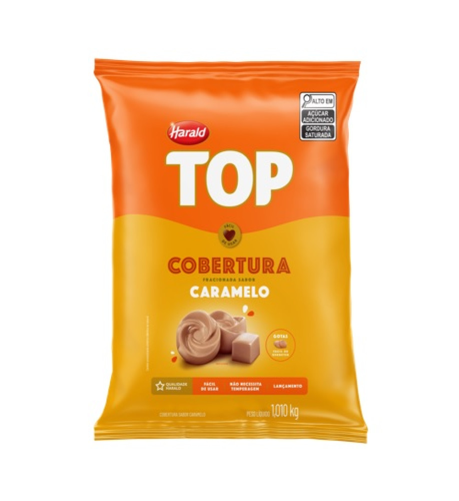COBERTURA GOTAS TOP CARAMELO 1KG