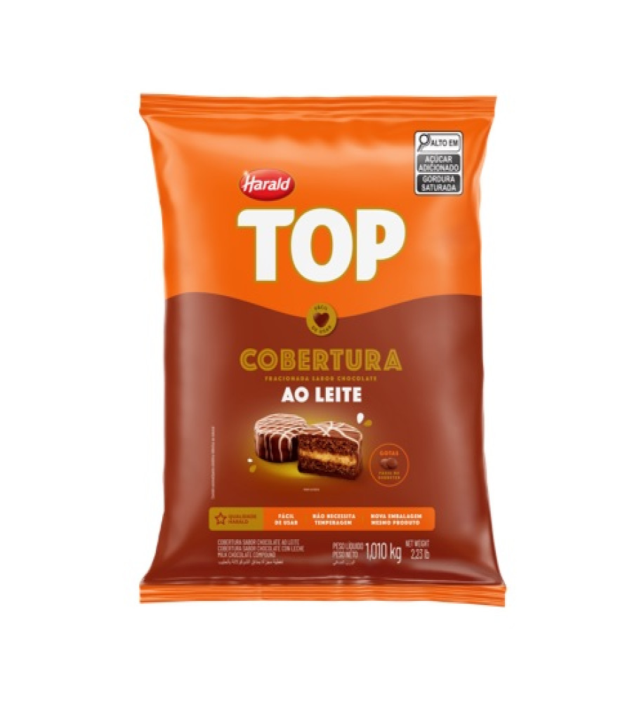COBERTURA GOTAS TOP AO LEITE 1KG
