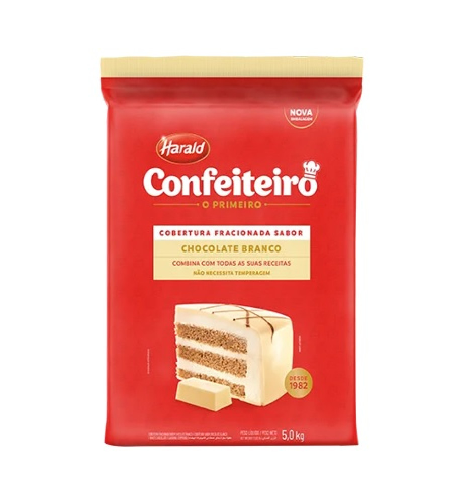 COBERTURA FRACIONADA CONFEITEIRO BRANCA 5KG