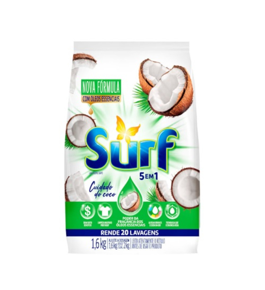 SABÃO EM PÓ SURF COCO 800GR