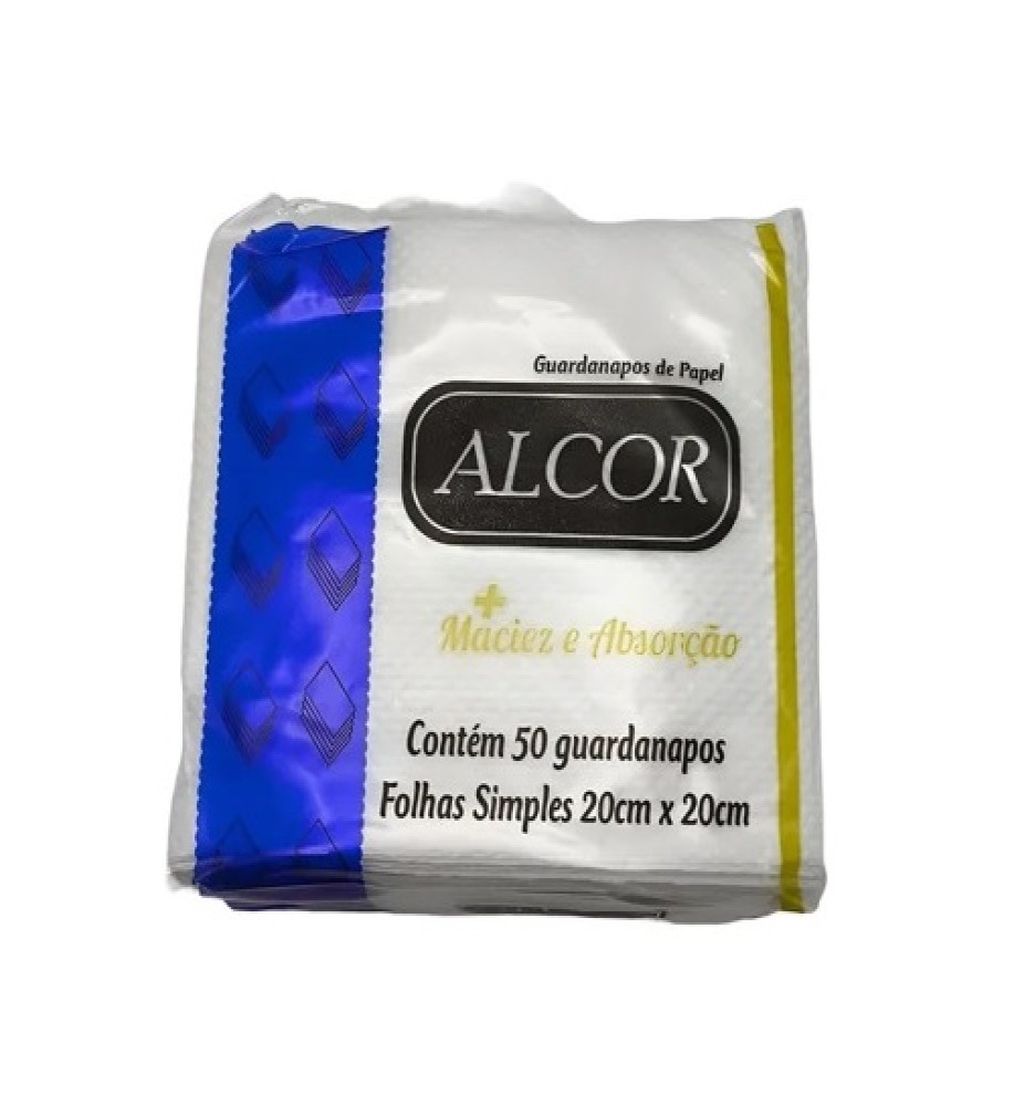GUARDANAPO 20X20 ALCOR C/50