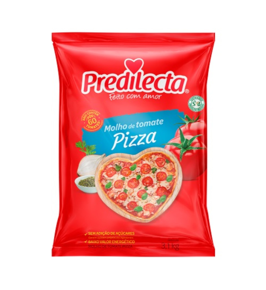 MOLHO TOMATE PIZZA PREDILECTA 3,1KG