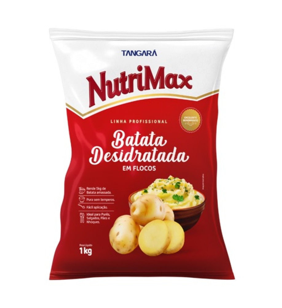 BATATA EM FLOCOS NUTRIMAX 1KG