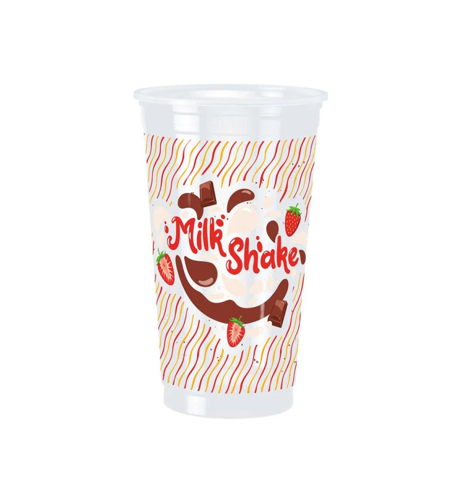 COPO DESCARTAVEL MILKSHAKE 770ML
