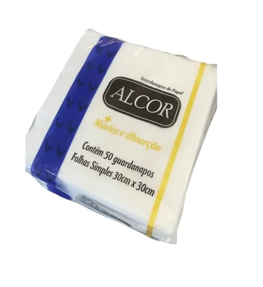 GUARDANAPO ALCOR 30X30CM C/50