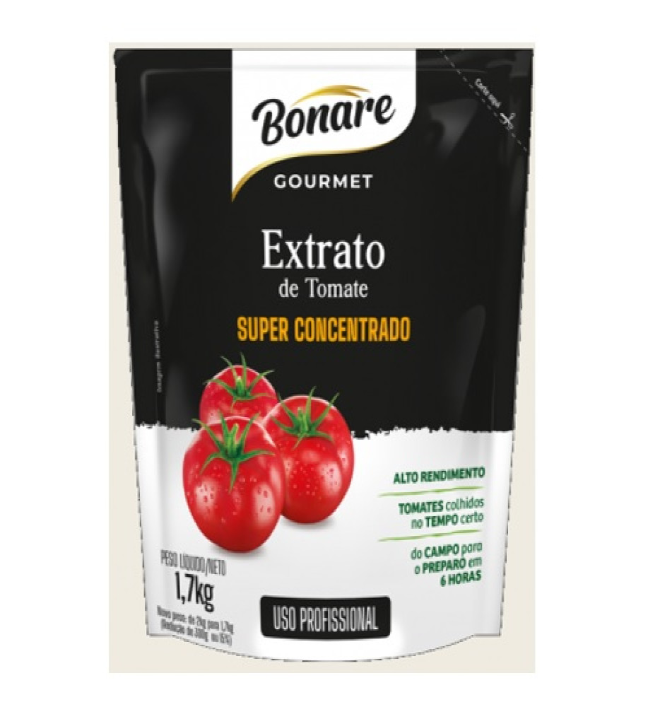 EXTRATO DE TOMATE GOURMET BONARE 1,7KG