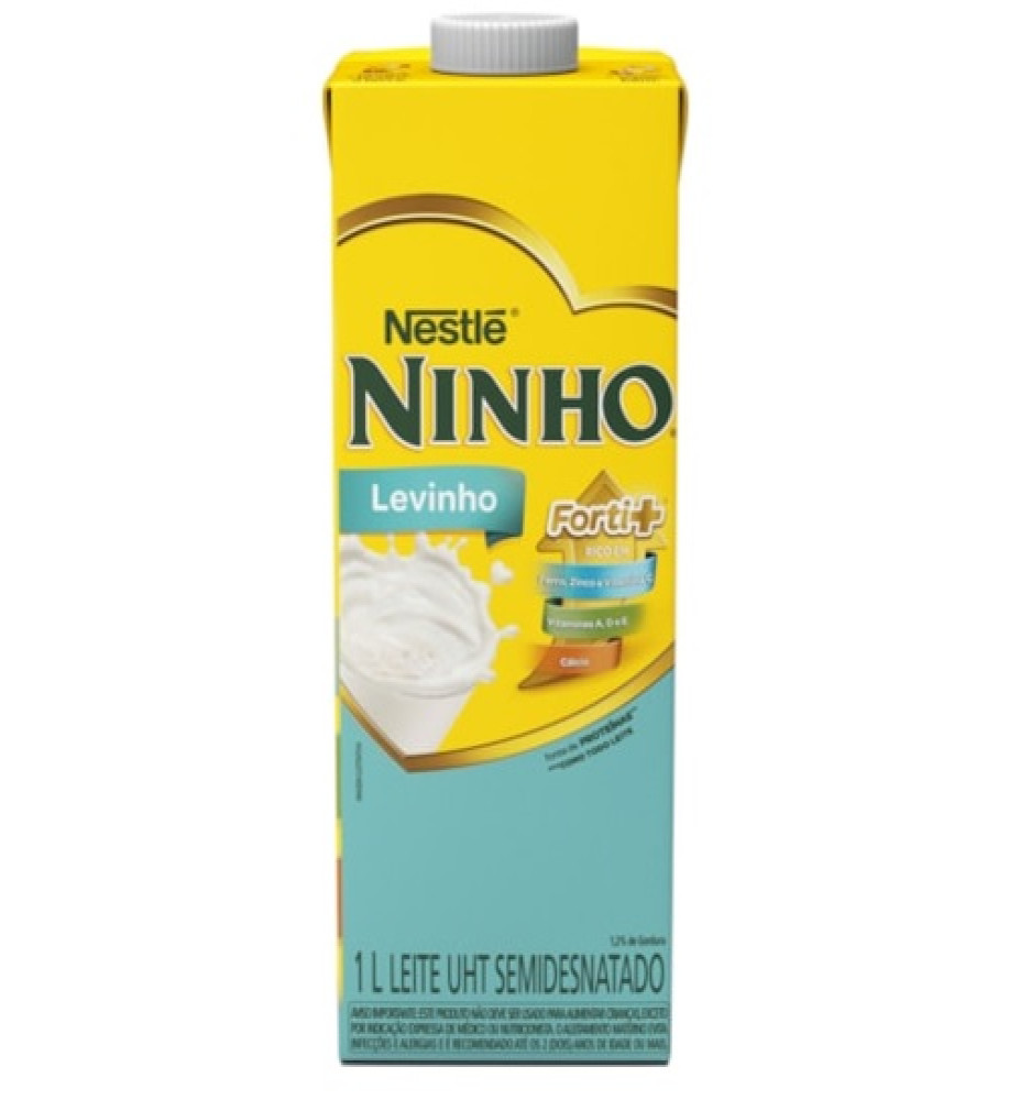 LEITE UHT SEMIDESNATADO NINHO 1L