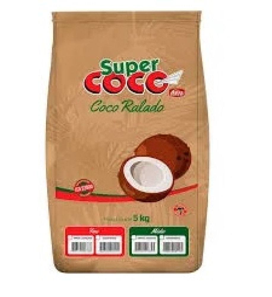COCO FINO UMIDO ADOÇADO SUPERCOCO 5KG