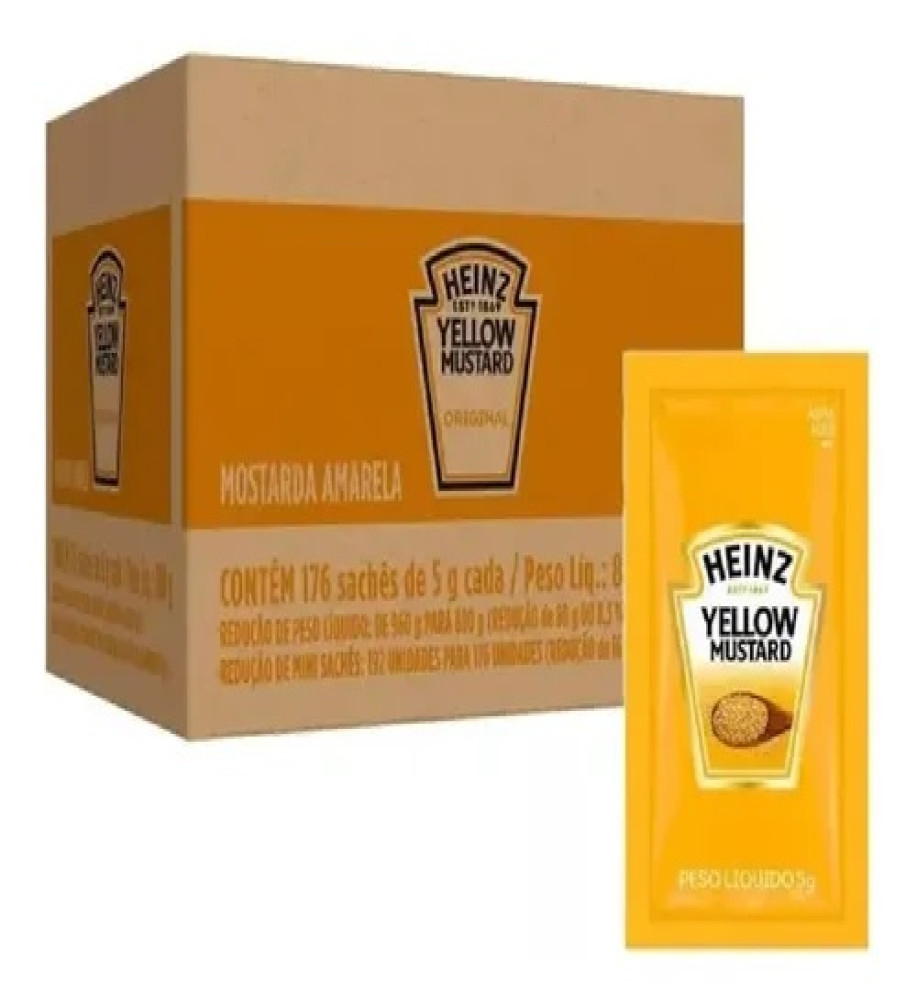 MOSTARDA HEINZ 144X5GR
