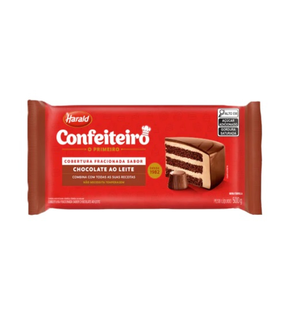 COBERTURA FRACIONADA AO LEITE CONFEITEIRO 500G